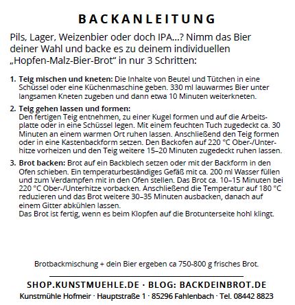 Back dein Bier