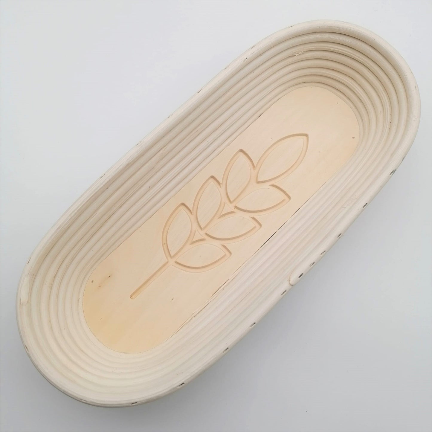 WIEDER DA 😉 : Gärkörbchen mit Prägung "Ähre", lang, ca. 1000g