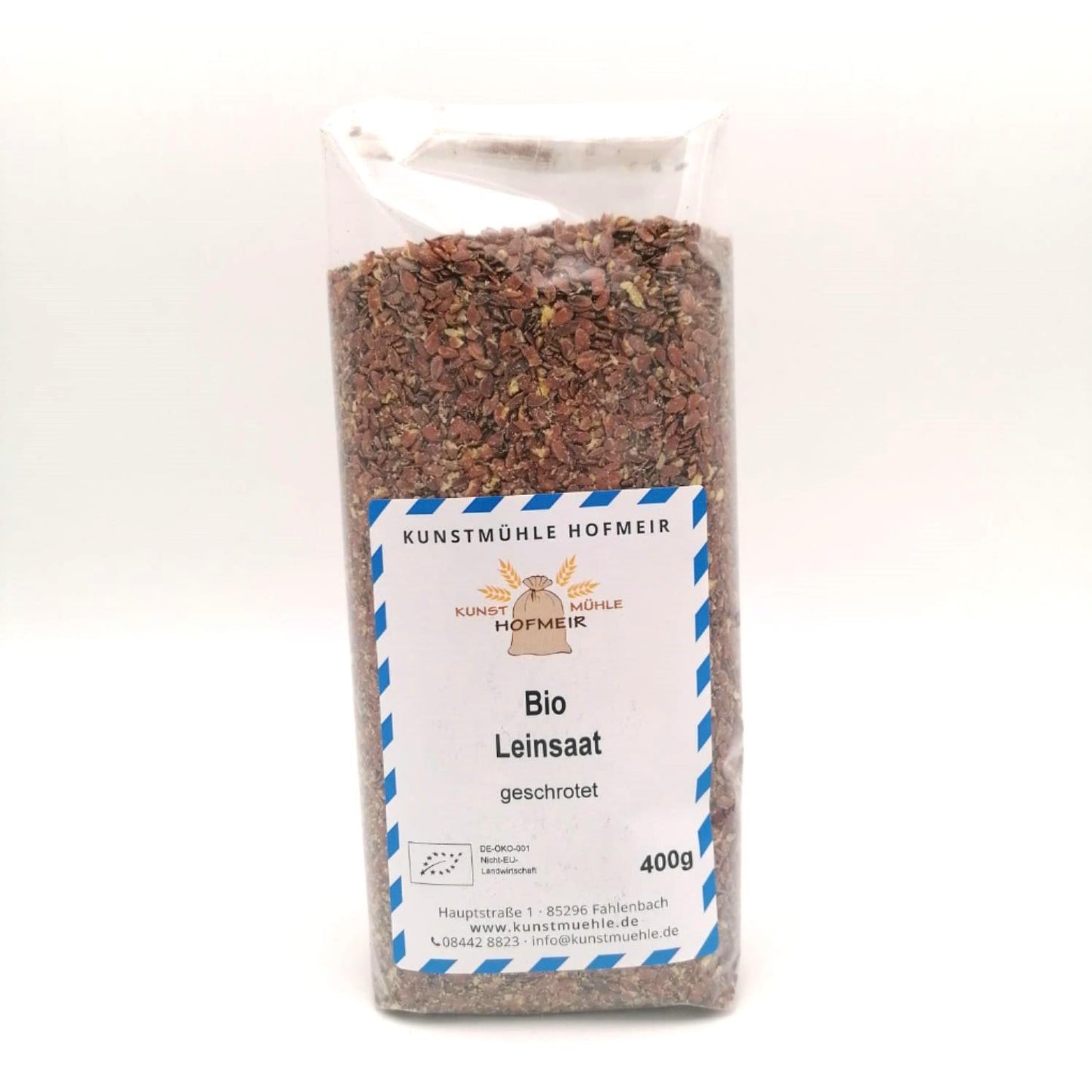 Bio-Leinsaat grob geschrotet