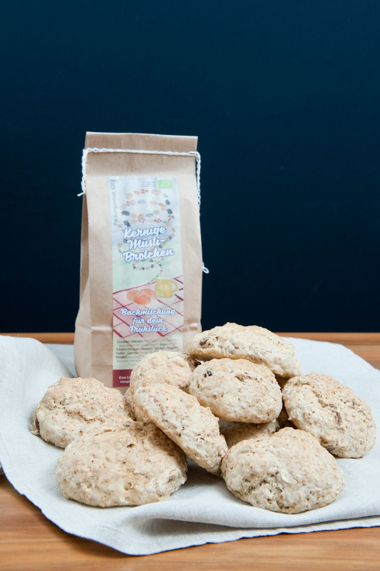 Kernige Müslibrötchen (Bio)