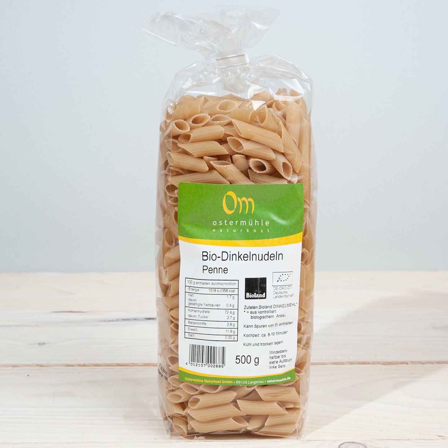 Bio Dinkelnudeln Penne