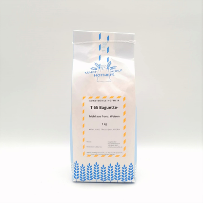 Baguette-Mehl aus französischem Weizen Typ 65