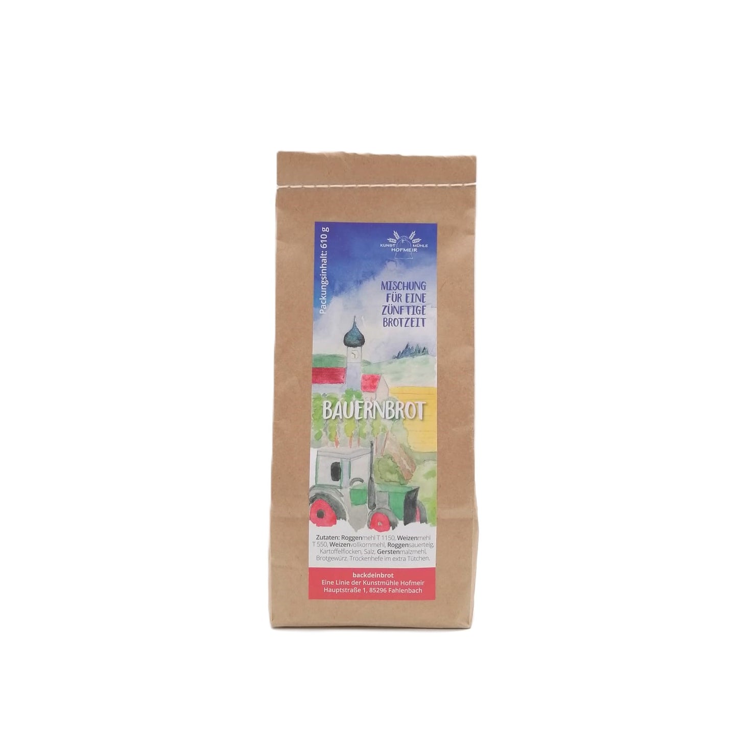 4er Set - Rustikales Dinkelbrot, Back dein Bier, Bauernbrot, Back dir Brezen