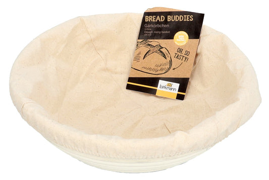 Brotkörbchen/Gärkörbchen, rund, ca. 2000g, mit Bezug