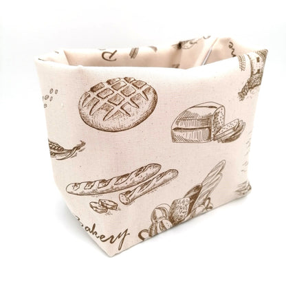 Brottasche 3 in 1 braun gemustert