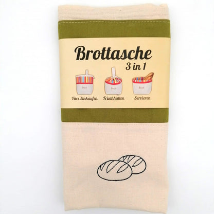 Brottasche 3 in 1 hellgrün