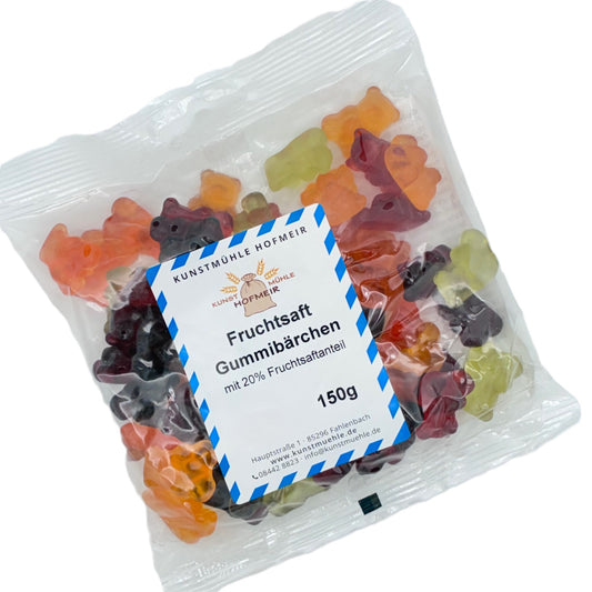 Fruchtsaft Gummibärchen