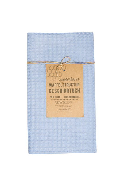 Waffelstruktur-Geschirrtuch aus 100 % Baumwolle, 3 Farben zur Auswahl