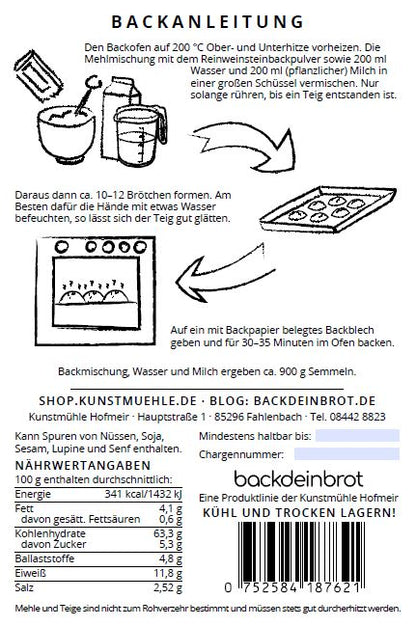 Kernige Müslibrötchen (Bio)