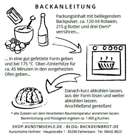 Tante Mathildes Rotweinkuchen