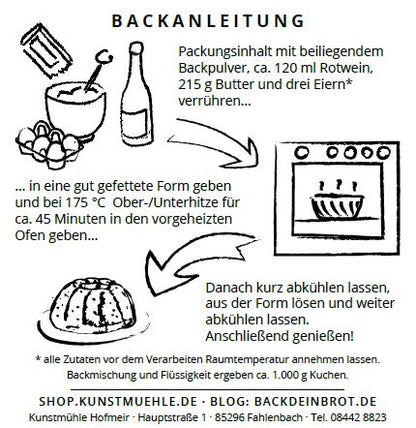 Tante Mathildes Rotweinkuchen