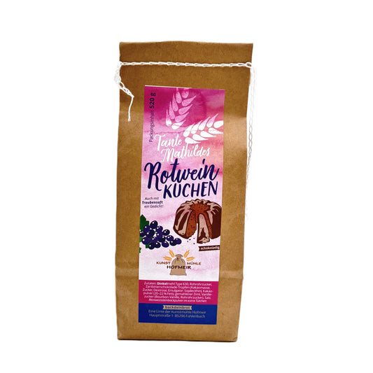 Tante Mathildes Rotweinkuchen - in neuem Design