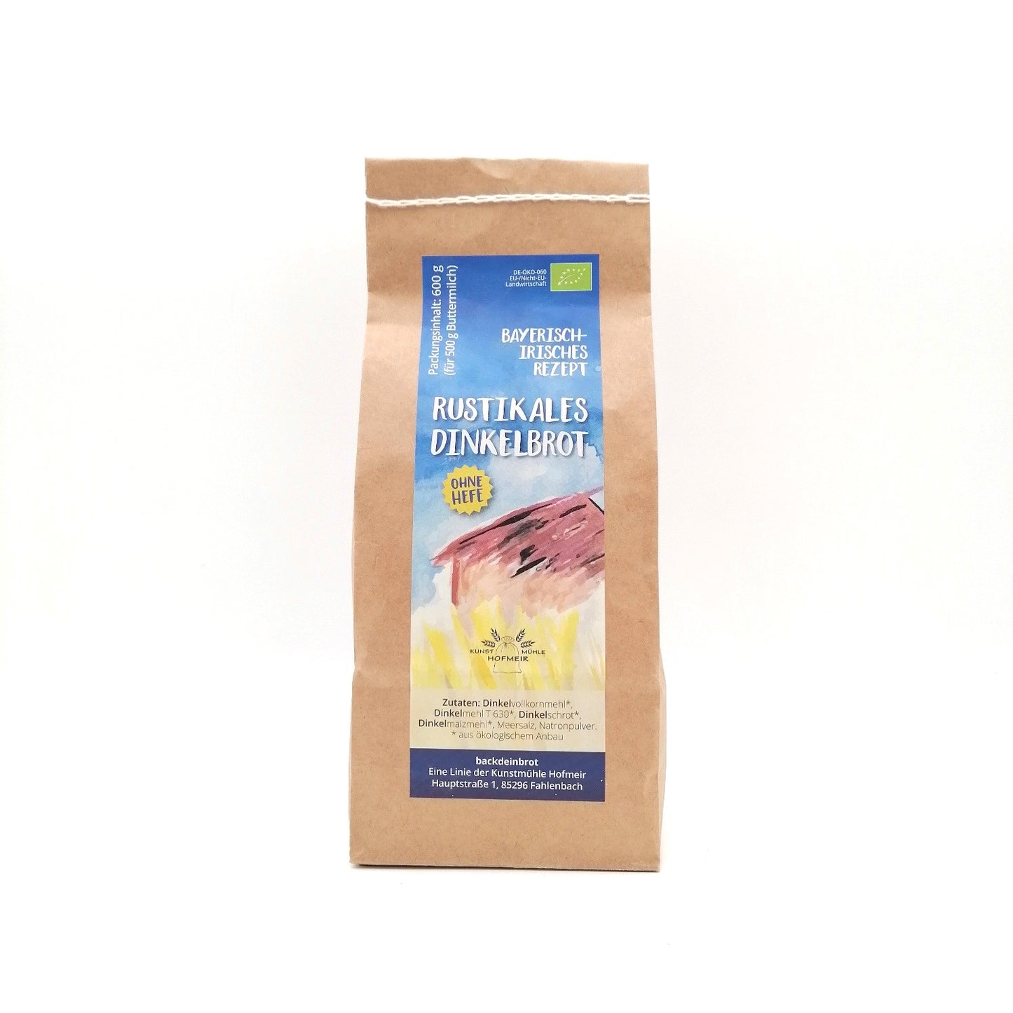 Rustikales Dinkelbrot (Bio)