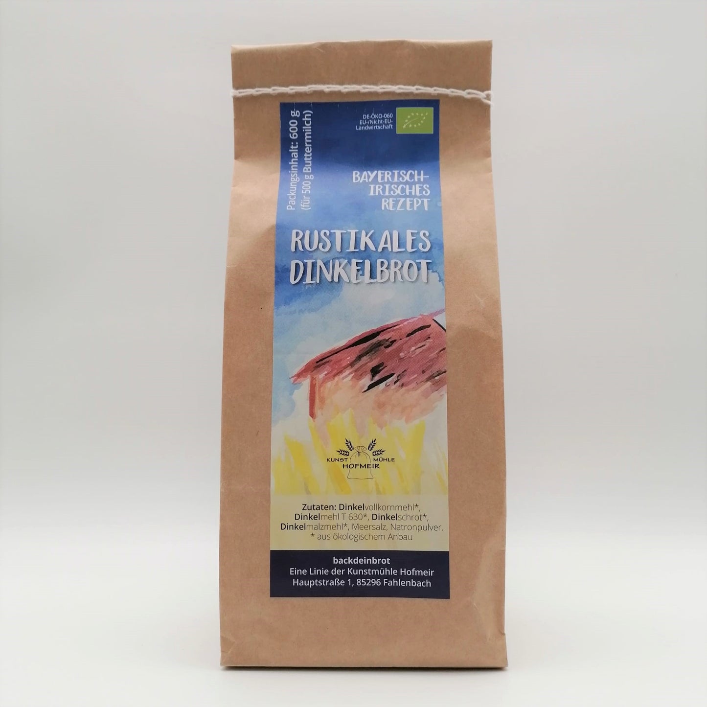 Rustikales Dinkelbrot (Bio)