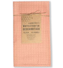 Waffelstruktur-Geschirrtuch aus 100 % Baumwolle, 3 Farben zur Auswahl