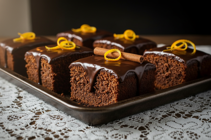 Gewürzkuchen Schnitten Tageslicht