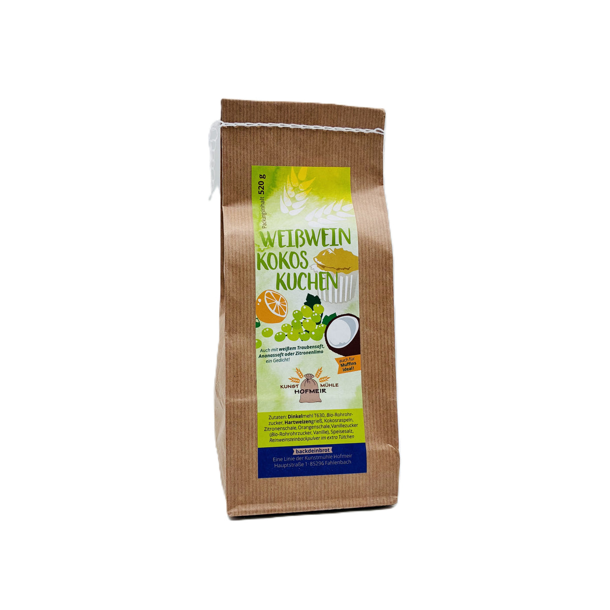 Weißwein-Kokos-Kuchen