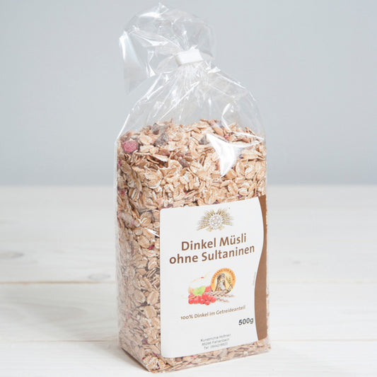 Dinkel Müsli ohne Sultaninen