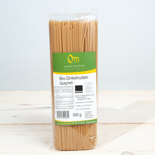 Bio Dinkelnudeln Spaghetti